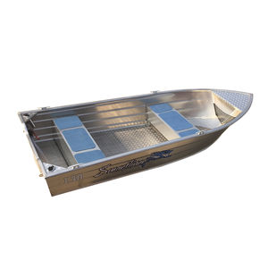 lancia in alluminio / fuoribordo / open / con console centrale