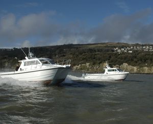 barca da pesca e diporto catamarano 1