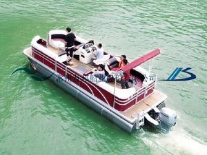pontoon boat fuoribordo
