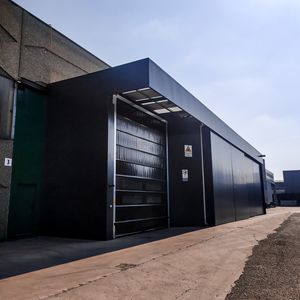 tettoia per cantiere navale