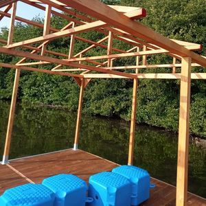 unità di galleggiamento per pontile galleggiante modulare