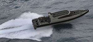 barca professionale patrol boat / fuoribordo / gommone semirigido
