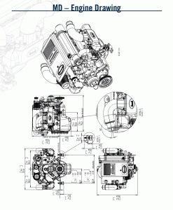 motore entrobordo / diesel / per barca professionale