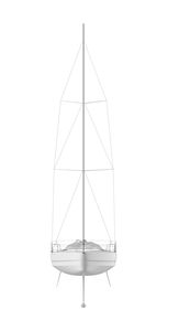 monoscafo / da regata d'altura / con poppa aperta / classe mini 6.50