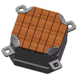 modulo per pontile galleggiante modulare