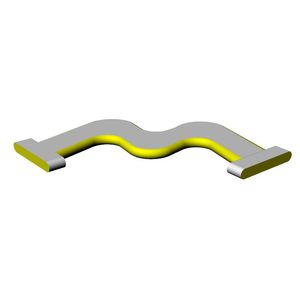 gioco acquatico curva sopraelevata