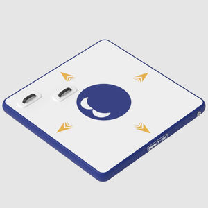 gioco acquatico con piattaforma