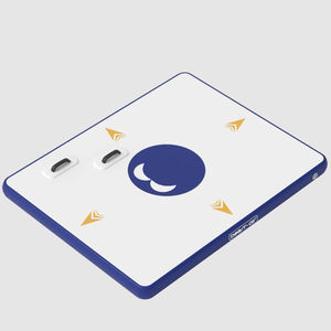 gioco acquatico con piattaforma