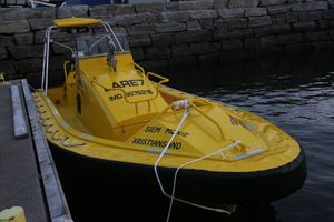 barca professionale barca di salvataggio / entrobordo / in alluminio