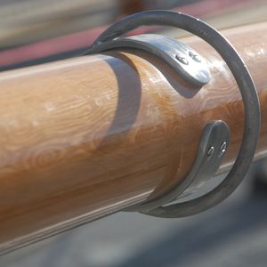 boma per barca a vela / su misura / in legno
