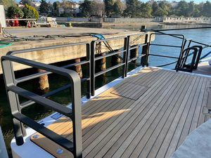 parapetto per yacht
