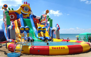 gioco acquatico scivolo