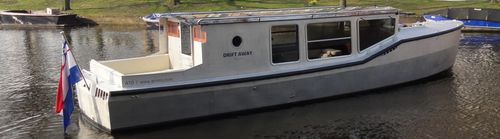Cabin-cruiser entrobordo - ARVIRO 10 - Arviro B.V. - elettrosolare / rimorchiabile