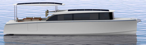 Day cruiser entrobordo - 32 - Mothership Marine - ibrido diesel-elettrico a energia solaire