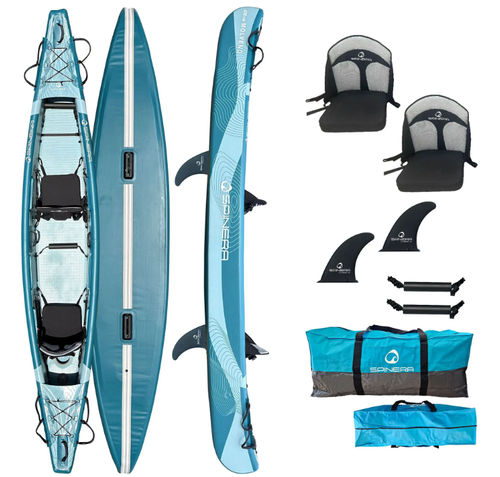 Kayak sit-on-top - Molveno 430 - Spinera - gonfiabile / da turismo / per adulto