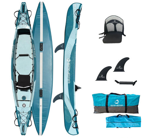 Kayak sit-on-top - Molveno 380 - Spinera - gonfiabile / da turismo / per adulto