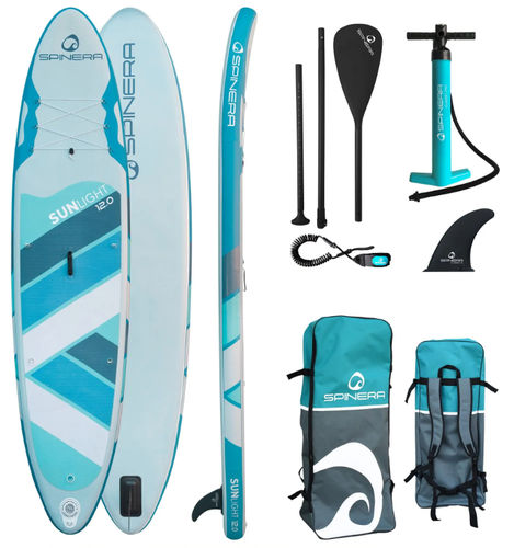 SUP gonfiabile - Sun Light 12.0 - Spinera - allround / per adulto / verde