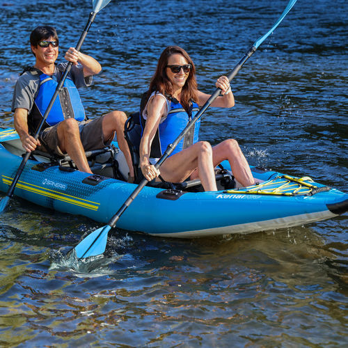 Kayak sit-on-top - Kenai 130 - Spinera - gonfiabile / da escursione / da pesca