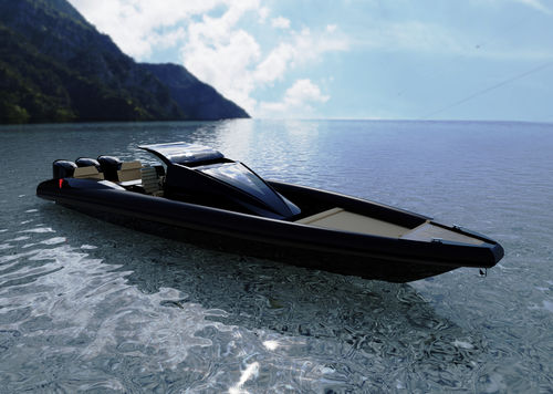 Gommone fuoribordo - COSMIC 39 - TROPIDA ribs - trimotore / RIB / con console centrale