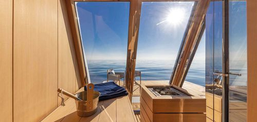 Sauna finlandese - A60 Full Cabin - Carmenta - in legno / per yacht
