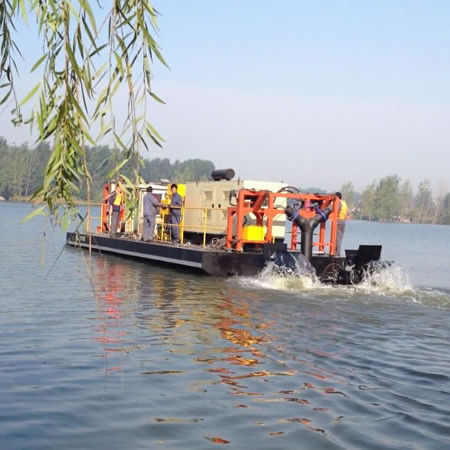 Barca professionale draga aspirante refluente con disgregatore - Weed - Qingzhou Yongsheng dredging equipment.co.ltd - catamarano