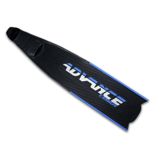 Pinne per pesca subacquea - Advance - BlueGreen - in carbonio / a scarpetta