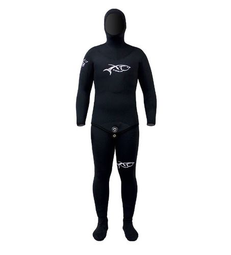 Muta neoprene per pesca subacquea - ROFOS - Xt Diving Pro - a maniche lunghe / con cappuccio / due pezzi