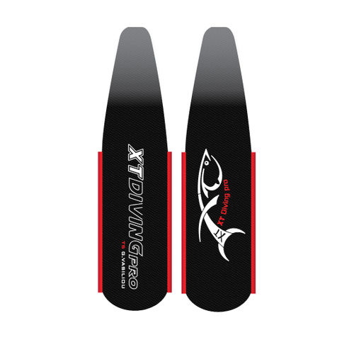 Pinne per pesca subacquea - T5 - G.VASILIOU - Xt Diving Pro - in carbonio / a scarpetta / nera