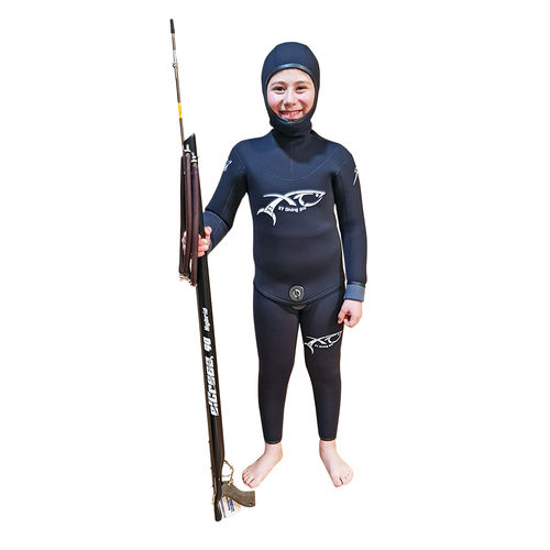Muta neoprene per pesca subacquea - Xt Diving Pro - con cappuccio / a maniche lunghe / due pezzi