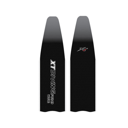 Pinne per pesca subacquea - PTERYX LONG WIDE - Xt Diving Pro - in carbonio / a scarpetta / nera