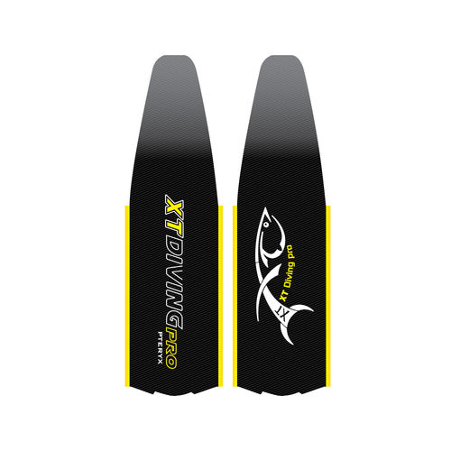 Pinne per pesca subacquea - PTERYX NORMAL - Xt Diving Pro - in carbonio / a scarpetta / nera