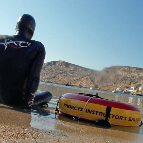 Boa di segnalazione per immersione - PHORCYS  - Xt Diving Pro - in PVC / rossa / gonfiabile