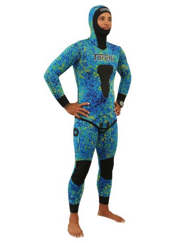 Muta neoprene per pesca subacquea - UNIVERSE  - TORELLI SPEARFISHING (AUSTRALIA) - con cappuccio / due pezzi / 3.5 mm