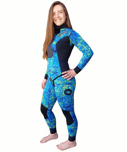 Muta neoprene per pesca subacquea - UNIVERSE - TORELLI SPEARFISHING (AUSTRALIA) - con cappuccio / due pezzi / 3.5 mm