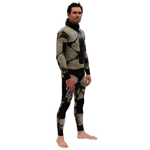 Muta neoprene per pesca subacquea - PANGEA - TORELLI SPEARFISHING (AUSTRALIA) - a maniche lunghe / monopezzo / con cappuccio