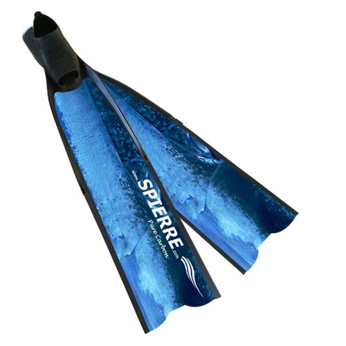 Pinne per pesca subacquea - 3D BLUE - Spierre - in carbonio / a scarpetta