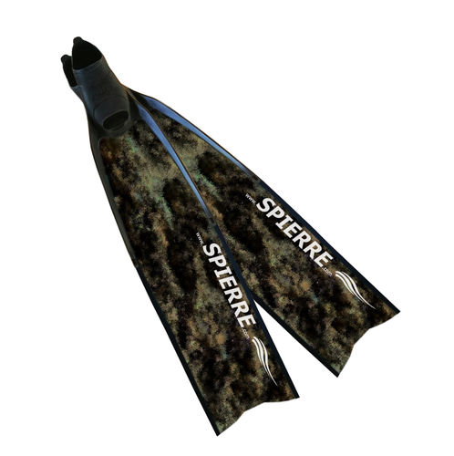 Pinne per pesca subacquea - 3D DARK - Spierre - in carbonio / a scarpetta