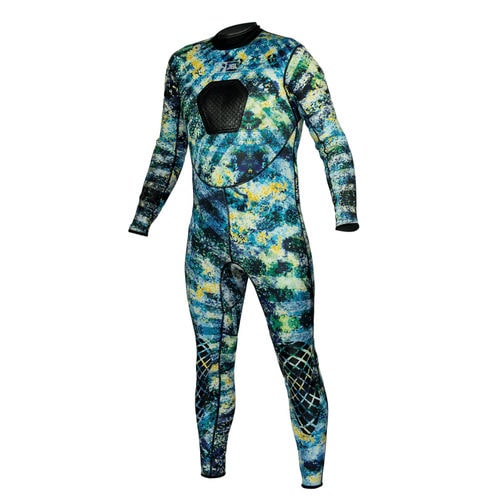 Muta neoprene per pesca subacquea - VERTIGO Camouflage  - JBL International - monopezzo / 2.5 mm / per uomo