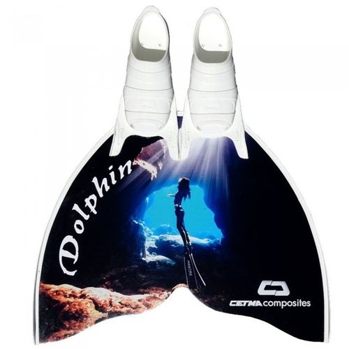 Monopinna per apnea - Dolphin  - Cetma Composites Srl - in fibra di vetro / a scarpetta