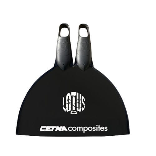 Monopinna per apnea - Lotus  - Cetma Composites Srl - in gomma / a scarpetta / nera