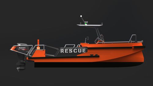 Barca professionale barca di salvataggio - 750R - SEAX BOATS - fuoribordo