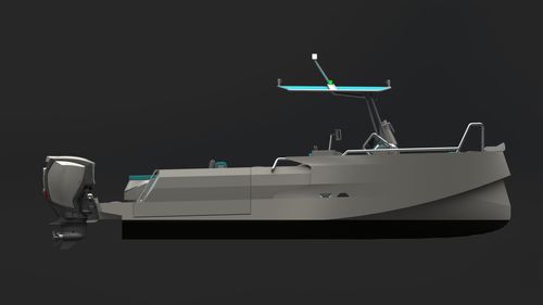 Barca open fuoribordo - 950L - SEAX BOATS - bimotore / con console centrale / di salvataggio