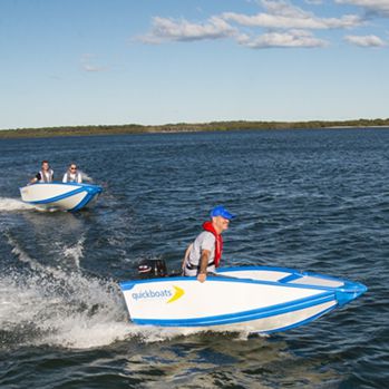 Lancia fuoribordo - 2.5m Companion - Quickboats - pieghevole / open / da pesca