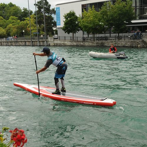 SUP gonfiabile - ROCKET Light 14'0'' - Airboard - da race / da escursione / per fitness