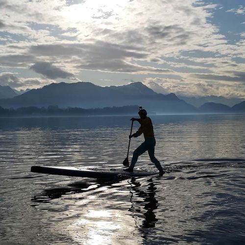 SUP da wave - FORCE  - Fit Ocean - per principiante / per adulto / blu