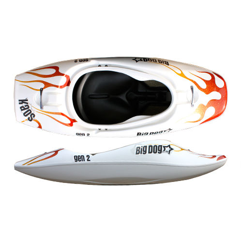 Kayak da freestyle - KAOS GEN 2 series - Big Dog Kayaks - per adulto / monoposto / in composito