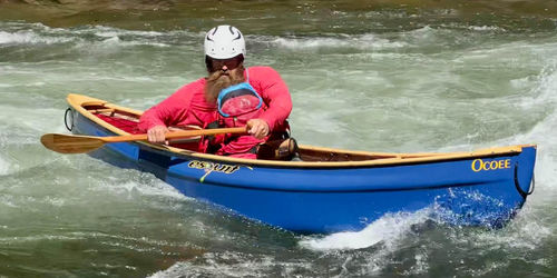 Canoa multiuso - Ocoee - Esquif International Inc. - monoposto / per adulto / rossa