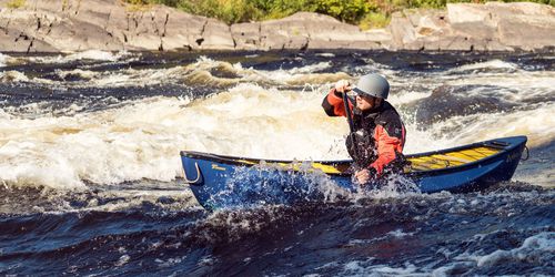 Canoa da torrente - Zephyr 2.0 - Esquif International Inc. - monoposto / per adulto / rossa