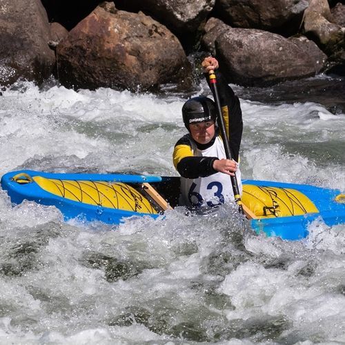 Canoa da torrente - Extasy - Esquif International Inc. - da competizione / monoposto / per adulto