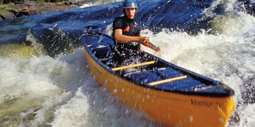 Canoa da torrente - Vertige - Esquif International Inc. - monoposto / per adulto / rossa